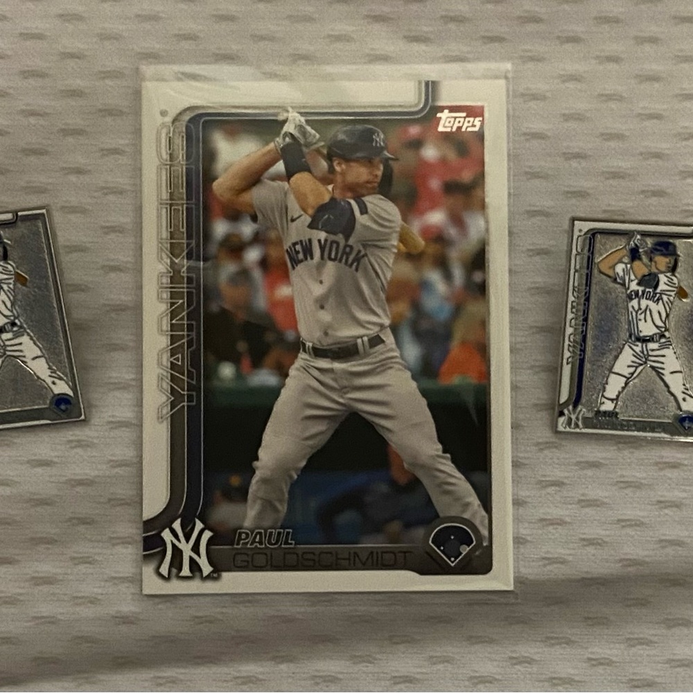 2025 Topps Paul Goldschmidt New York Yankees Baseball Card bundle.